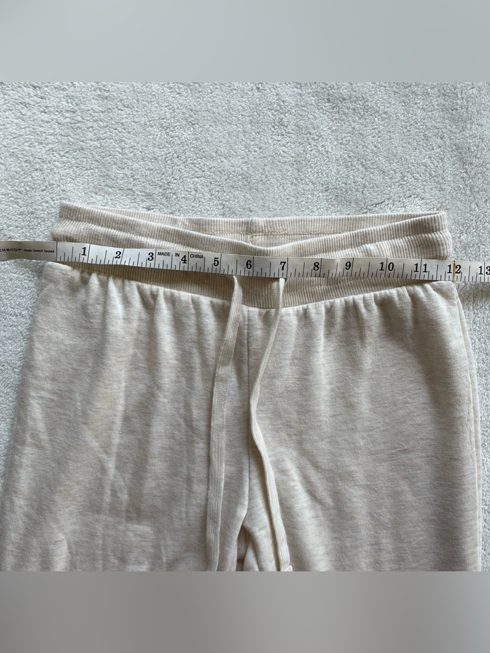 Cream Flared Sweatpants size XS - Picture 7 of 11